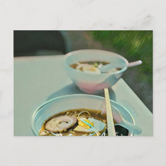 Ramen birthday gift postcard (Front)