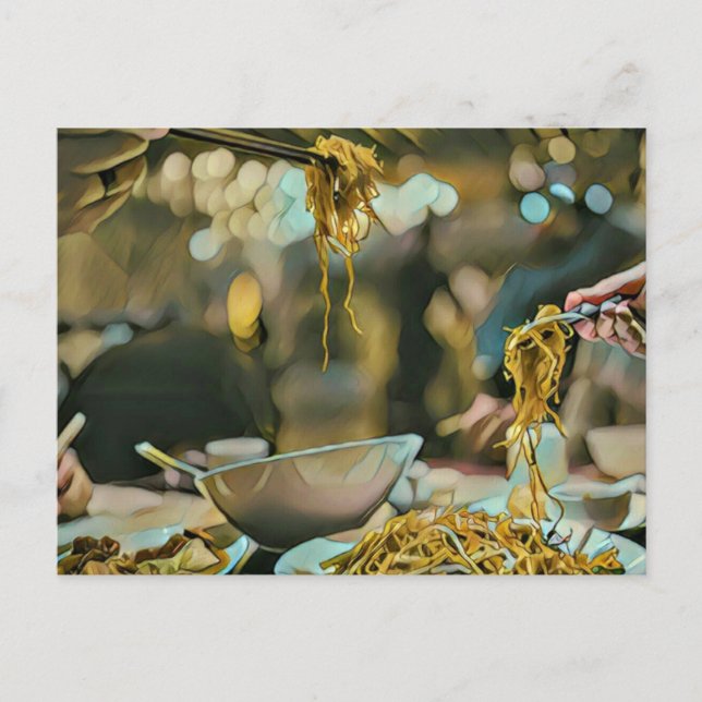 Ramen birthday gift postcard (Front)