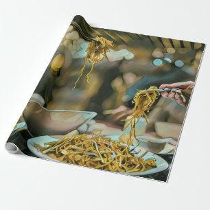 Ramen birthday gift wrapping paper