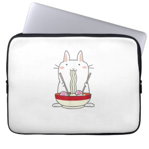 Ramen Bunny Japanese Noodles Kawaii Rabbit Tee Gi Laptop Sleeve