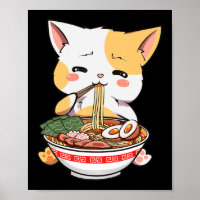 Ramen Cat Anime Bowl Kawaii Neko Japanese Kids Gir