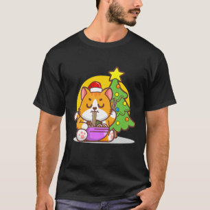 Ramen Cat Christmas Kawaii Anime T-Shirt