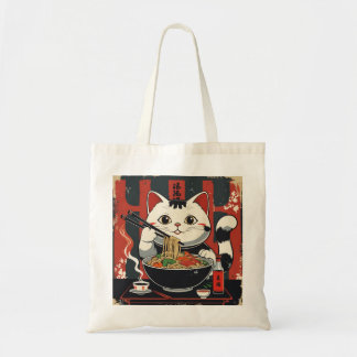 Ramen Cat Delight Tote Bag – Purrfectly Noodle