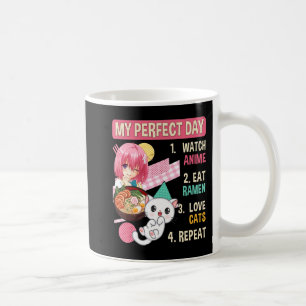 Ramen Cat Kawaii Anime Japanese Food Girls Officia Coffee Mug