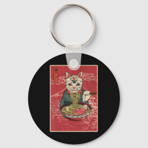 Ramen Cat Kawaii Anime Japanese Food Girls Officia Key Ring