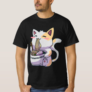 Ramen Cat Kawaii Anime Japanese Gift  T-Shirt