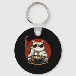 Ramen Cat Kawaii Anime Japanese Kawaii Neko 1 Key Ring
