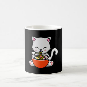 Ramen Cat Kawaii Sushi Anime Japanese Gift Coffee Mug