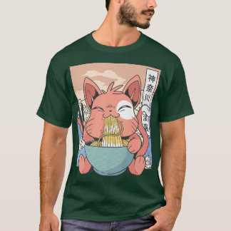 Ramen Cat Lover Kawaii Anime1502 T-Shirt