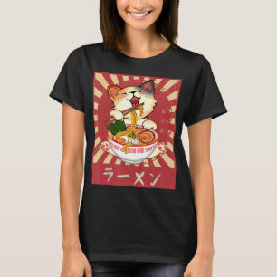 Ramen Cat Neko Anime Kawaii Japanese Merch Gifts G T-Shirt