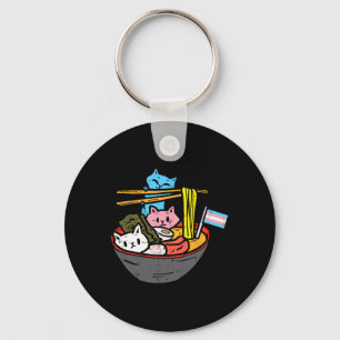 Ramen Cat Transgender Lgbt Trans Pride Janpanese N Key Ring