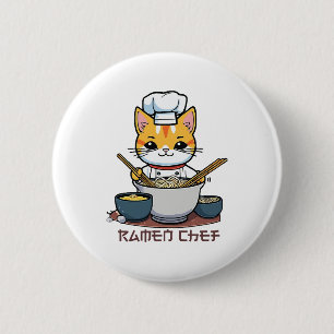 Ramen Chef 6 Cm Round Badge