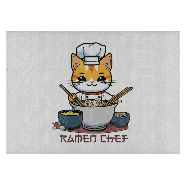 Ramen Chef Cutting Board (Front)
