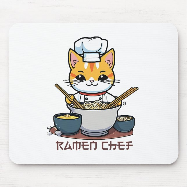 Ramen Chef Mouse Pad (Front)