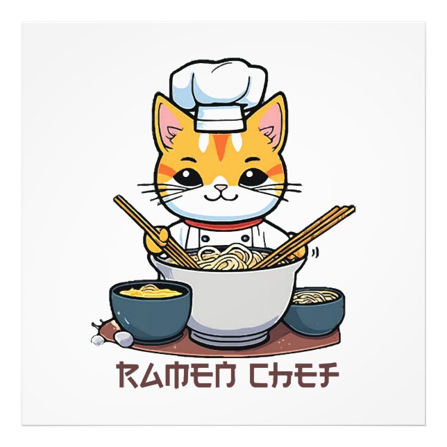 Ramen Chef Photo Print (Front)