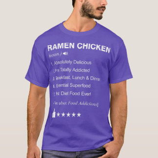 Ramen Chicken Definition Meaning Funny  T-Shirt