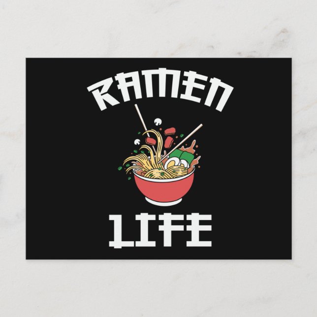 Ramen Club Team | Ramen Life Lovely Design Postcard (Front)