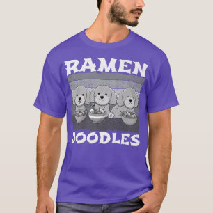 Ramen Doodles, Retro Japanese Anime For Men Women, T-Shirt