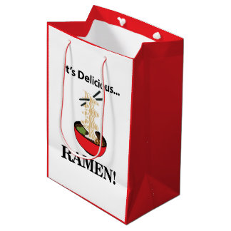 Ramen It's Delicious Ramen Medium Gift Bag