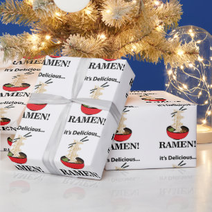 Ramen It's Delicious Ramen Wrapping Paper