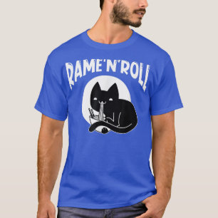 Ramen Japan Kawaii Noodle Bowl Pun Cat T-Shirt