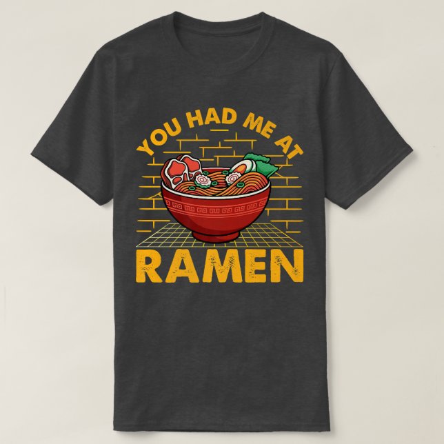 Ramen Japanese Anime Tee Food Lover Cute Funny1883 (Design Front)