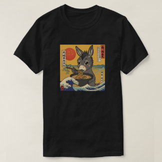 Ramen Japanese Funny Kawaii baby donkey Anime T-Shirt