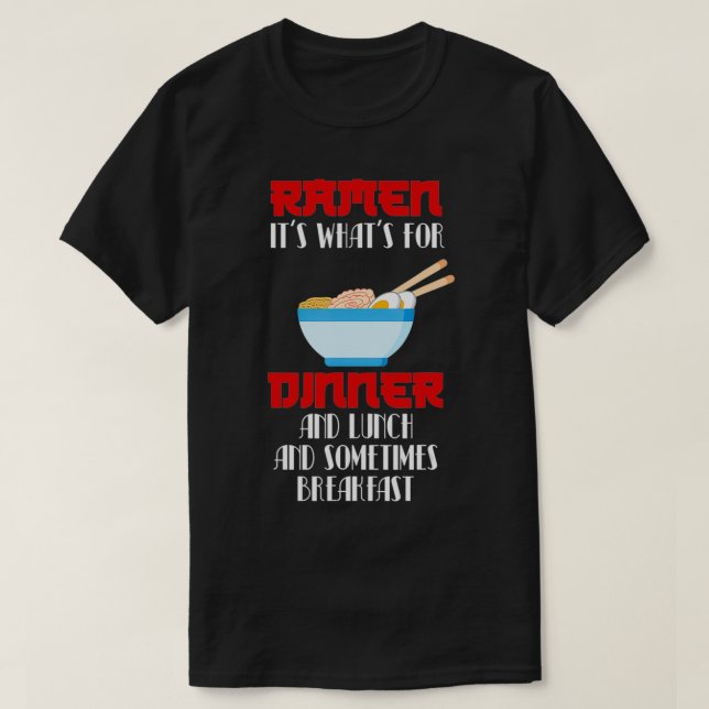 Ramen Kiddies Ramen Joy Ramen Spicy Ramen Dry Nood T-Shirt (Design Front)