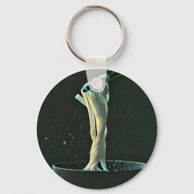 Ramen lover artwork key ring (Front)