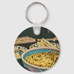 Ramen lover artwork key ring