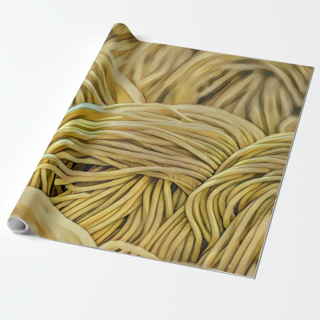 Ramen lover artwork wrapping paper (Unrolled)