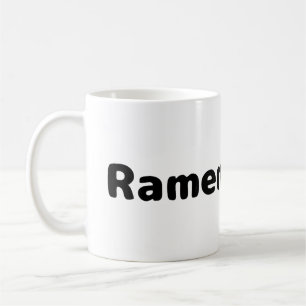 Ramen Lover - Black Writing Coffee Mug