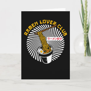 Ramen Lover Club Team   Gift for Noodles Lover Card