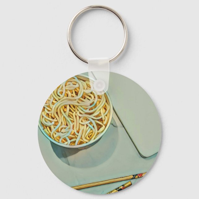 Ramen lover gift key ring (Front)