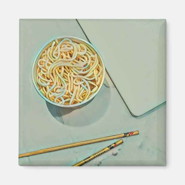 Ramen lover gift magnet (Front)