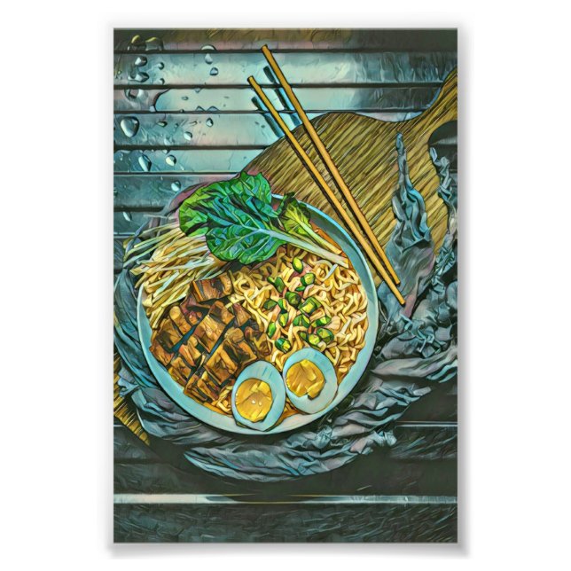 Ramen lover gift photo print (Front)