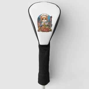 Ramen Neko – Funny Cat Chef Anime Food Golf Head Cover