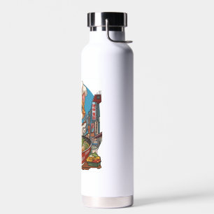 Ramen Neko � Funny Cat Chef Anime Food Water Bottle