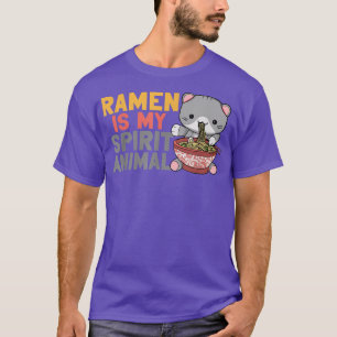 Ramen Noodle Bowl Love Japanese Kawaii Cat Ramen I T-Shirt