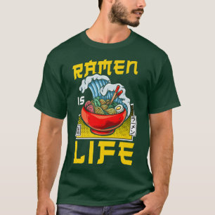 Ramen Noodle Bowl Love Japanese Kawaii Wave Ramen T-Shirt