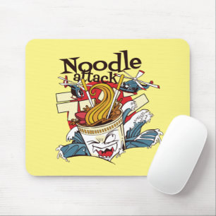Ramen Noodle Cup Design Mouse Pad
