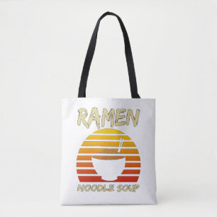 Ramen Noodle Soup Kawaii Japanese Noodles Vintage Tote Bag