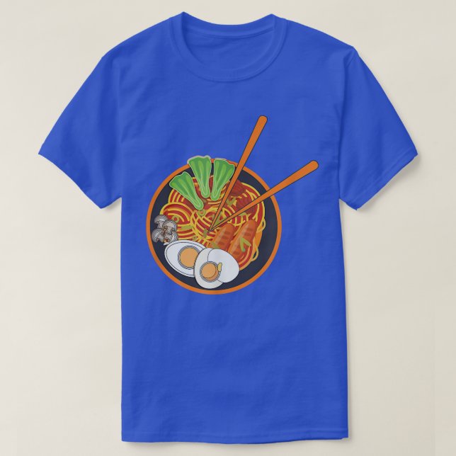Ramen Noodles Bowl Graphic Art For All Ramen Noodl T-Shirt (Design Front)