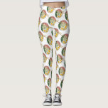 Ramen Noodles Bowl Japanese Food Restaurant Foodie Leggings<br><div class="desc">Design features an original marker illustration of a steaming hot bowl of delicious ramen noodles with pork, corn, eggs, bok choy, and green onions. Perfect for any ramen lover or fan of Japanese food! Lots of coordinating foodie products are also available from this shop! Don't see exactly what you're looking...</div>