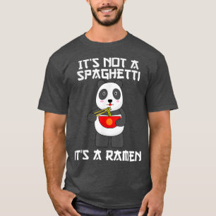 Ramen Noodles Bowl With Chopsticks & Panda For Ram T-Shirt
