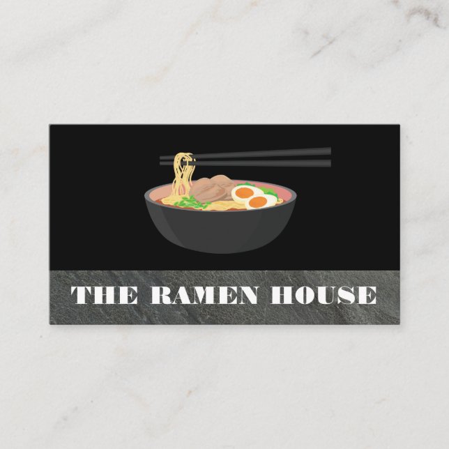 Ramen Noodles Business Card (Front)