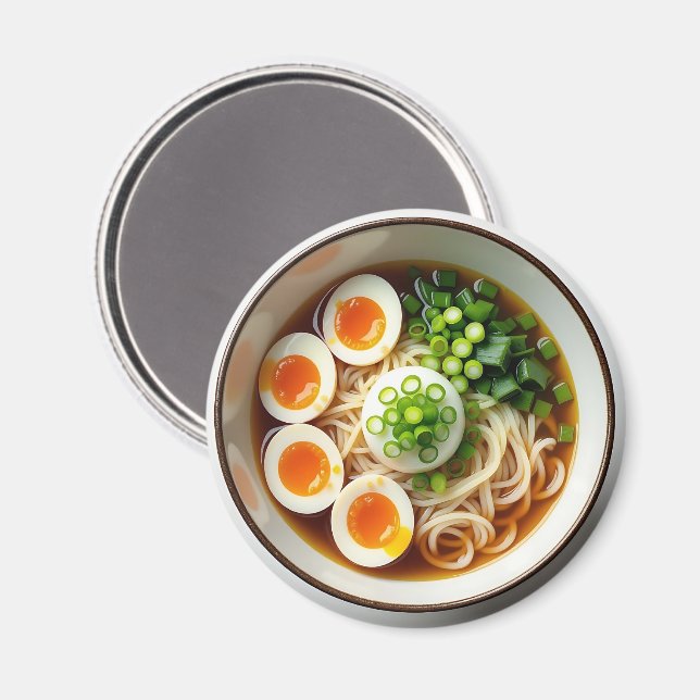 Ramen Noodles Soup Realistic Food Magnet (Front/Back)