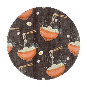 Ramen Noodles: Vintage Graphics Cutting Board