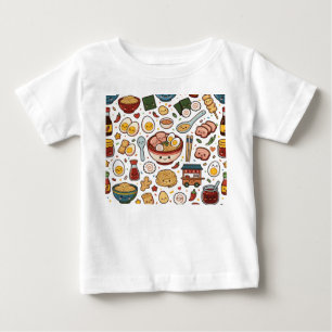 ramen pattern baby T-Shirt