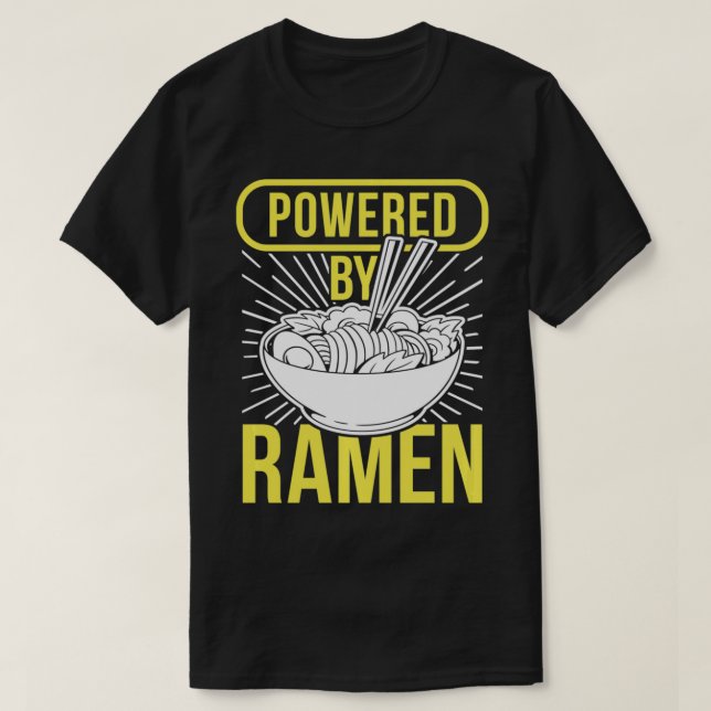 Ramen  Powered By Ramen Noodles Pullover  (Design Front)
